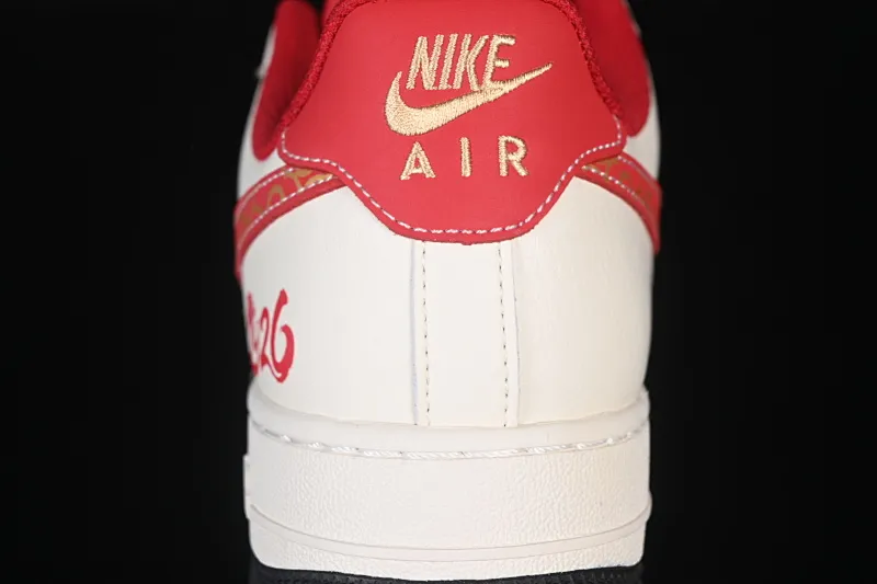 All categories Nk Air Force 1 Air Force series Nk Air Force 1 Low Air Force low-top Nike Air Force 1'07 Low Year of the Horse limited edition Auspicious rice red hook Air Force 1 low-top casual sneakers MZ9588-820